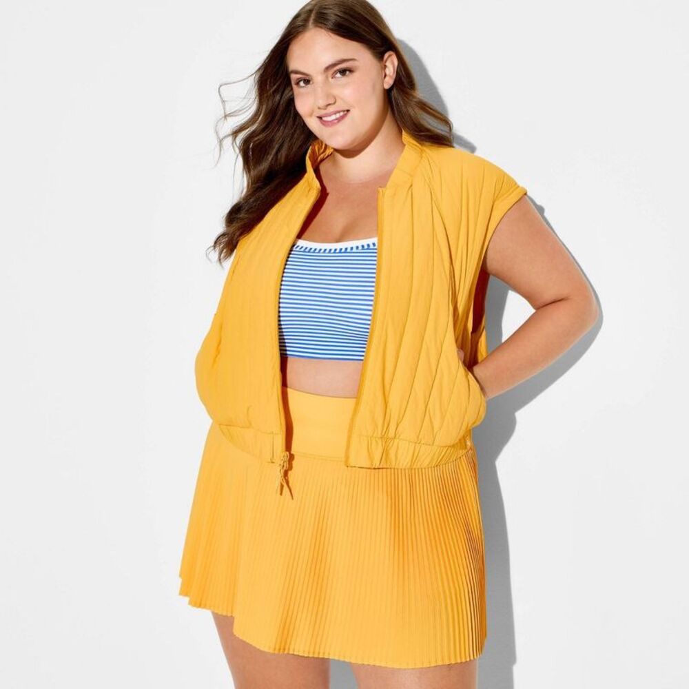 Women's Lightweight Vest - JoyLab Yellow Gold 4X